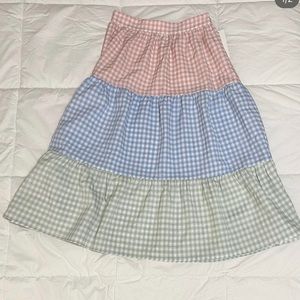 Tiered skirt